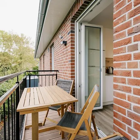아파트 Kuesten De - 4 Seitliche Deichlage, Balkon, 89qm 글레트지일